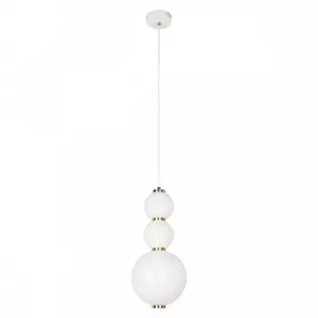 Подвесной светодиодный светильник с белыми плафонами Loft IT Pearls 10205/D