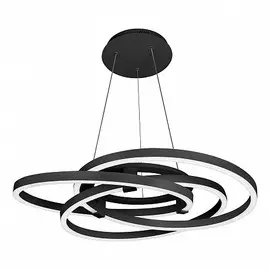 Подвесная светодиодная люстра с ПДУ iLedex Comely 9110-860-D-T Черный