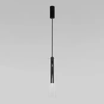 Подвесной светодиодный светильник со стеклянным плафоном Eurosvet Swan 50253/1 LED (a063277)