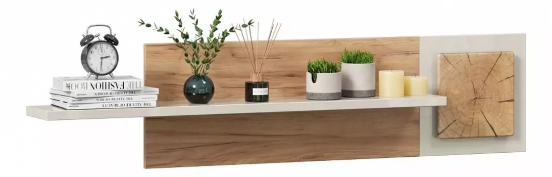 Полка навесная Фиджи ЛД 659.030.000 Любимый Дом 59072, ЛД 659.030.000