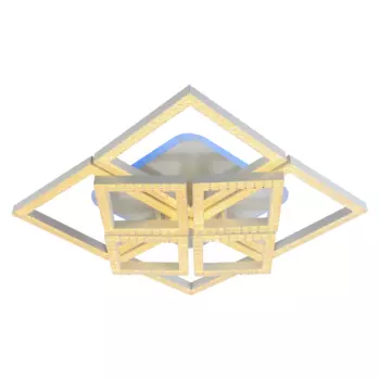 Потолочная диммируемая люстра с пультом ДУ Profit Light 5877/4+4A WHT 240W+10W RGB