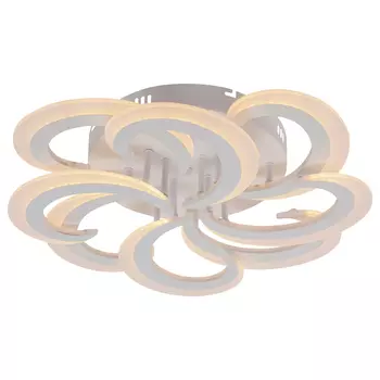 Потолочная диммируемая люстра с пультом ДУ Profit Light 8462/4+4A WHT 112W SMART (Алиса)