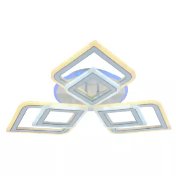 Потолочная диммируемая люстра с пультом ДУ Profit Light 8464/3C WHT 114W+7W RGB