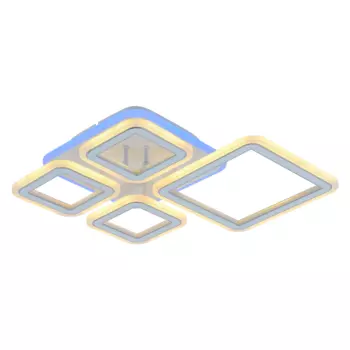 Потолочная диммируемая люстра с пультом ДУ Profit Light 8465/3+1D WHT 70W+8W RGB