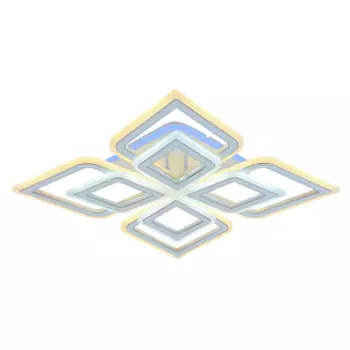 Потолочная диммируемая люстра с пультом ДУ Profit Light 8464/4С WHT 152W+10W RGB