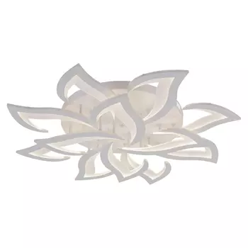 Потолочная диммируемая люстра с пультом ДУ Profit Light 8028/8+4 WHT 216W SMART (Алиса)