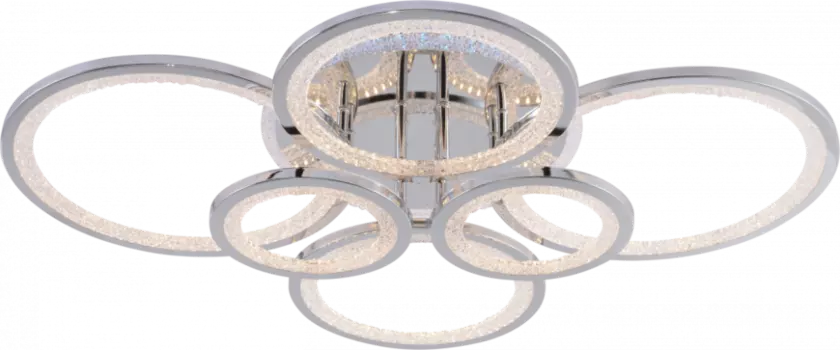 Потолочная диммируемая люстра с пультом ДУ Profit Light 8448/6 CHR 168W+8W RGB