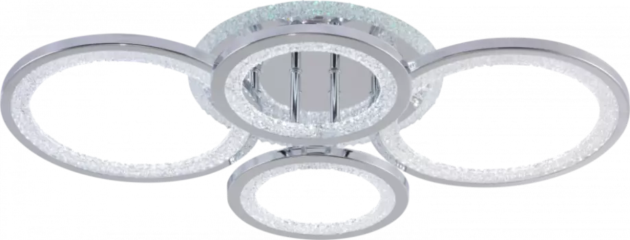 Потолочная диммируемая люстра с пультом ДУ Profit Light 8448/4 CHR 96W+7W RGB