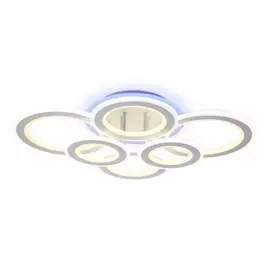 Потолочная диммируемая люстра с пультом ДУ Ambrella light FA8808 WH