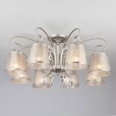 Потолочная люстра 60065/8 серебро Eurosvet