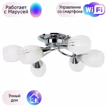 Потолочная люстра Arte lamp Penny с поддержкой Маруся A2701PL-6CC-М