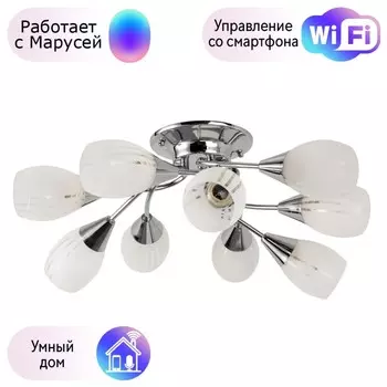 Потолочная люстра Arte lamp Penny с поддержкой Маруся A2701PL-9CC-М