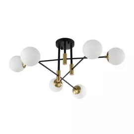 Потолочная люстра Crystal Lux FIDEL PL6 BLACK