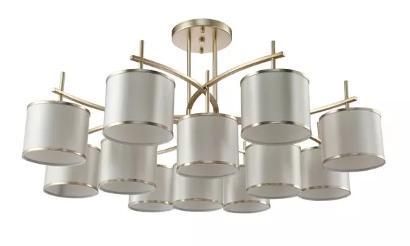 Потолочная люстра Crystal Lux SERGIO PL8+4 GOLD