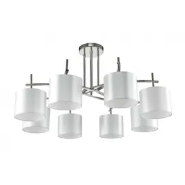 Потолочная люстра Crystal Lux SERGIO PL8 NICKEL