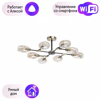Потолочная люстра De Markt Гамбург с поддержкой Алиса 605012208-A
