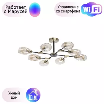 Потолочная люстра De Markt Гамбург с поддержкой Маруся 605012208-М