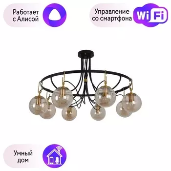 Потолочная люстра DeMarkt Гамбург с поддержкой Алиса 605016308-A