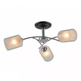 Потолочная люстра Escada 1170/3P E27*60W Chrome/Black MELL