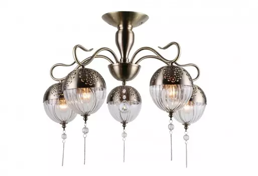 Потолочная люстра FABERGE 5xE14x40W 594/5PL ан бр ESCADA FABERGE