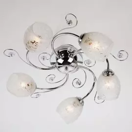 Потолочная люстра Eurosvet 9677/5 хром