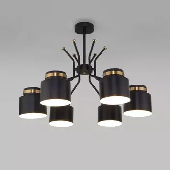 Потолочная люстра Eurosvet Batler 70133/6 черный (a057398)