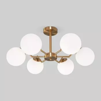 Потолочная люстра Eurosvet Frost 70154/6 латунь (a057067)