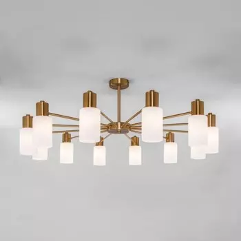 Потолочная люстра Eurosvet Vegga 70160/12 латунь (a057111)