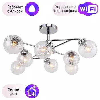 Потолочная люстра F-Promo Atomorum с поддержкой Алиса 2195-8U-A