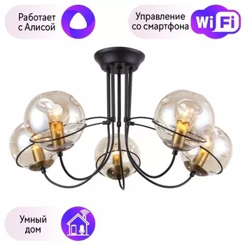 Потолочная люстра F-Promo Grana с поддержкой Алиса 2202-5U-A