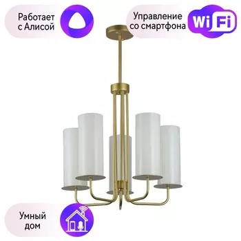 Потолочная люстра F-promo Prometeo с поддержкой Алиса 2923-5P-A