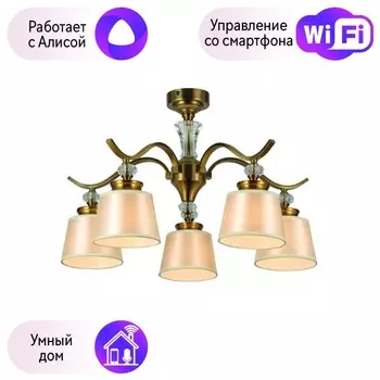 Потолочная люстра F-Promo Unitas с поддержкой Алиса 2853-5P-A