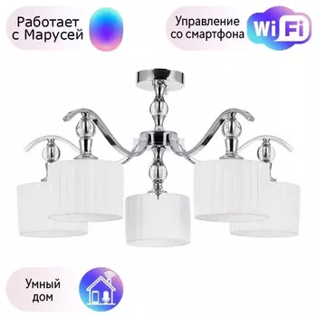 Потолочная люстра Ibiza Arte Lamp с поддержкой Маруся A4038PL-5CC-М