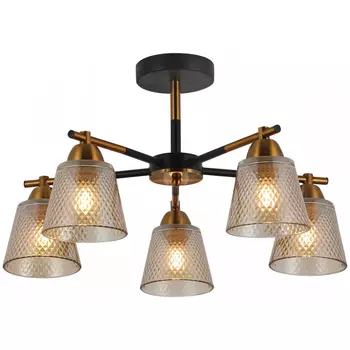 Потолочная люстра Illumico IL8226-5COU-79 BK GD (1427511)