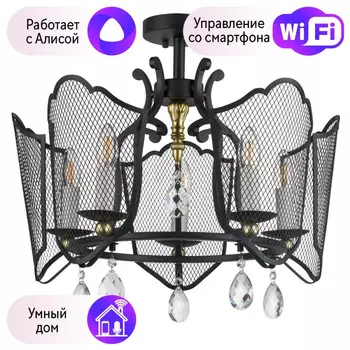 Потолочная люстра Lightstar с поддержкой Алисы, Castello 744057