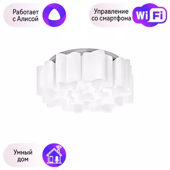 Потолочная люстра Lightstar с поддержкой Алисы, Nubi 802090