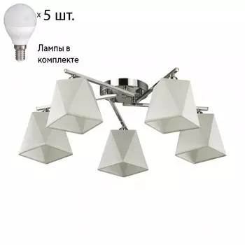 Потолочная люстра Lumion Elsa с лампочками 5218/5С+Lamps E14 P45