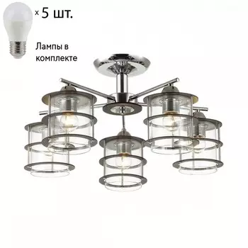 Потолочная люстра Lumion Rotondum с лампочками 3504/5C+Lamps E27 P45