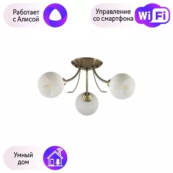 Потолочная люстра Lumion Tula с поддержкой Алиса 5265/3C-A