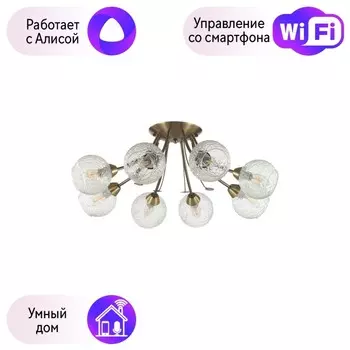 Потолочная люстра Lumion Tula с поддержкой Алиса 5266/8C-A