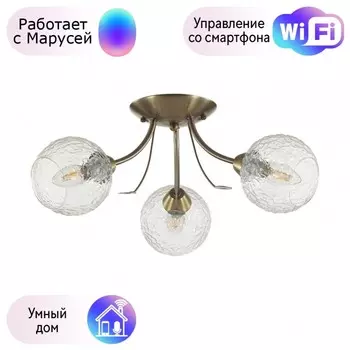 Потолочная люстра Lumion Tula с поддержкой Маруся 5266/3C-М