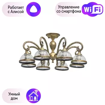 Потолочная люстра MW-Light Аманда с поддержкой Алиса 481013608-A