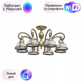 Потолочная люстра MW-Light Аманда с поддержкой Маруся 481013608-М