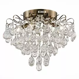 Потолочная люстра с хрусталем Kame Evoluce SLE160102-06