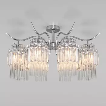 Потолочная люстра с хрусталём Sevilia Eurosvet 10119/8 Strotskis (a052243)