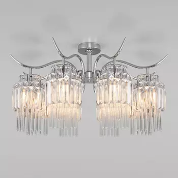 Потолочная люстра с хрусталём Sevilia Eurosvet 10119/8 Strotskis (a052243)