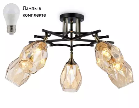 Потолочная люстра с лампочками Ambrella light TR303035+Lamps