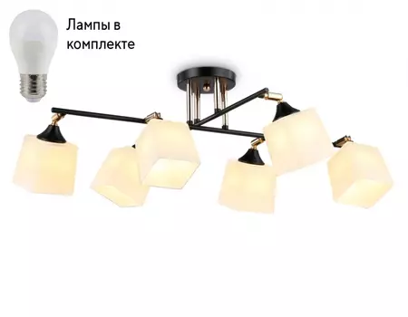 Потолочная люстра с лампочками Ambrella light TR303089+Lamps
