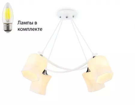 Потолочная люстра с лампочками Ambrella light TR303156+Lamps