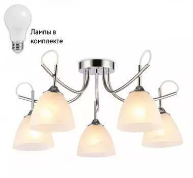 Потолочная люстра с лампочками Ambrella light TR3042+Lamps